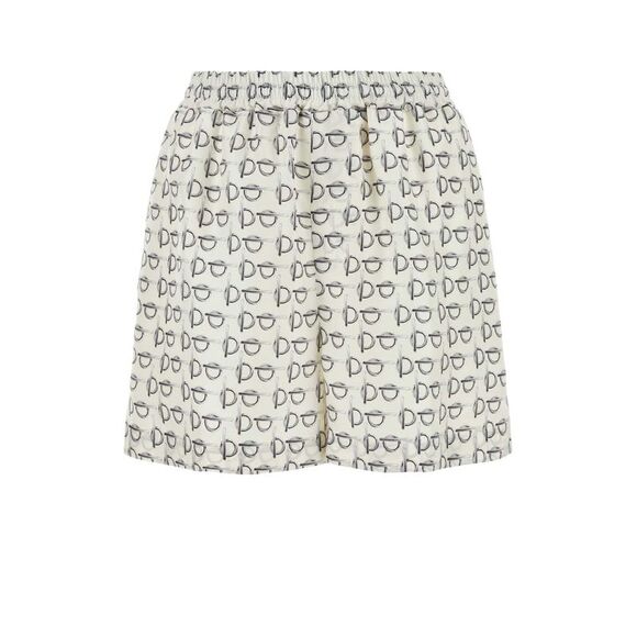 Burberry Women Printed Silk Shorts